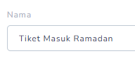 Tiket Masuk Ramadan
